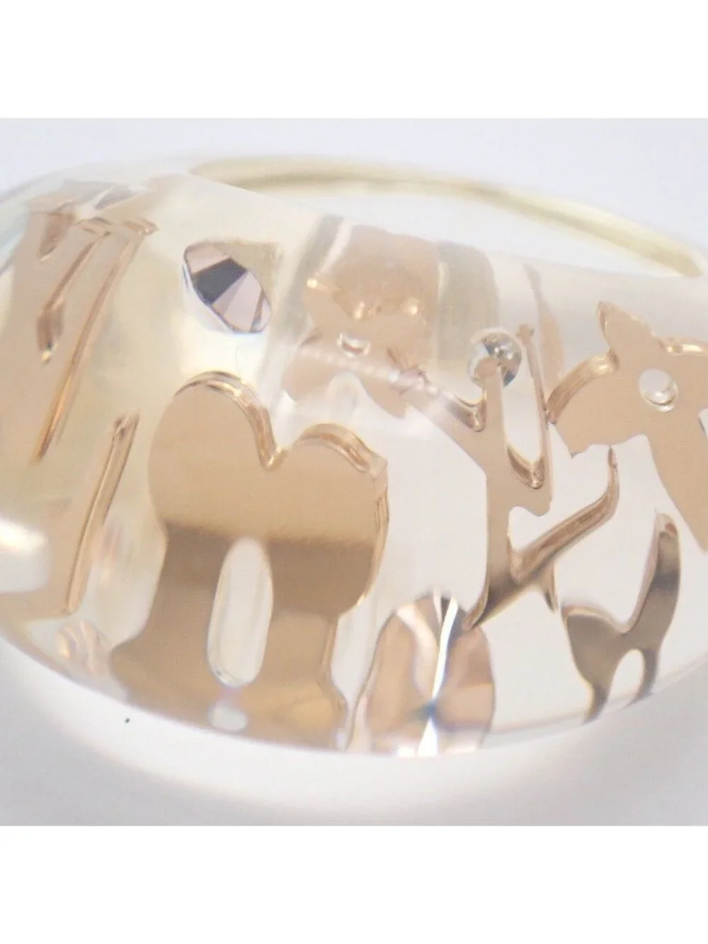 Louis Vuitton Bague Inclusion Ring Plastic